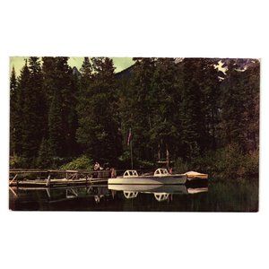 Vintage Postcard Jenny Lake Teton Jackson Hole Yellowstone P536 Park Wyoming